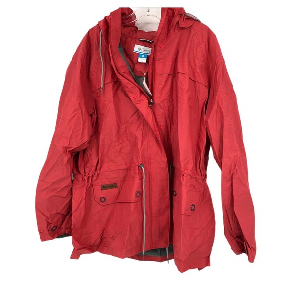 Columbia Pink Nylon Rain Coat | Perfect for Any Occasion - Picture 1 of 5